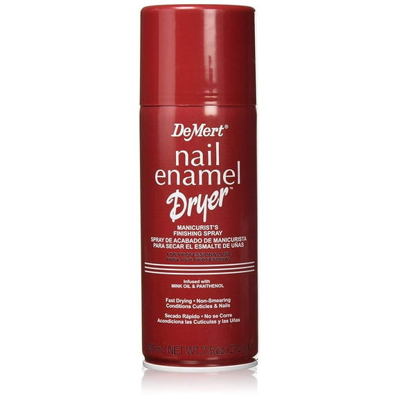 Demert Nail Enamel Dryer Finishing Spray, 7.5 Oz., Pack of 3