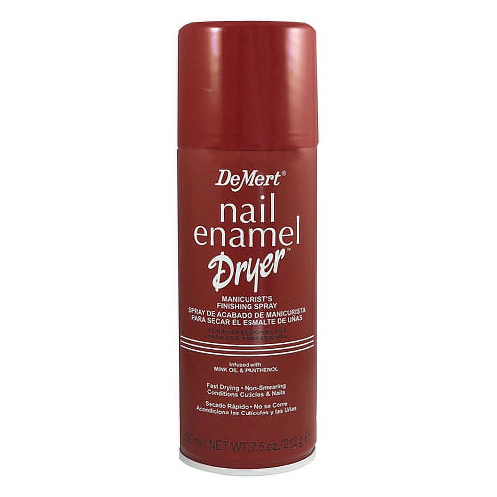 Demert Nail Enamel Dryer Manicurists Finishing Spray Infused With Mink