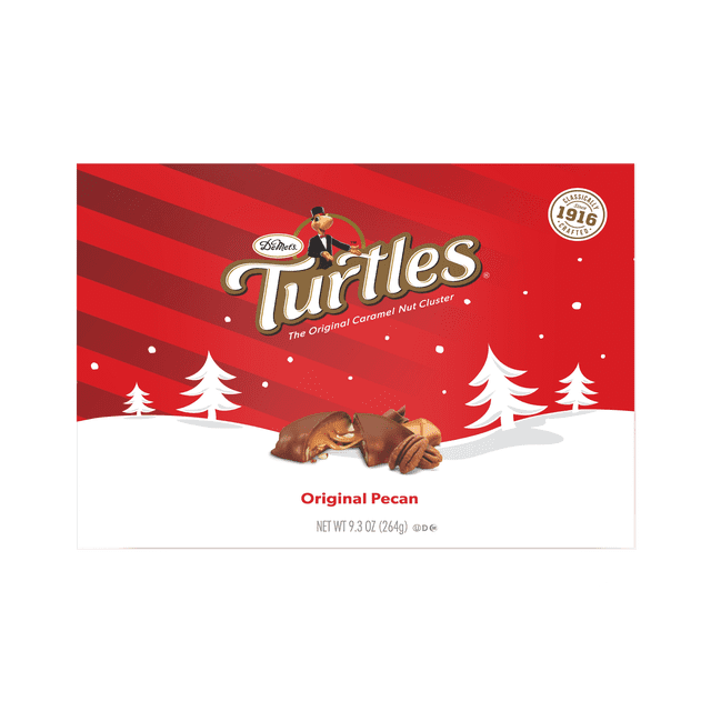 Demet's Turtles Original Caramel Chocolate Pecan Clusters 9.3 oz ...
