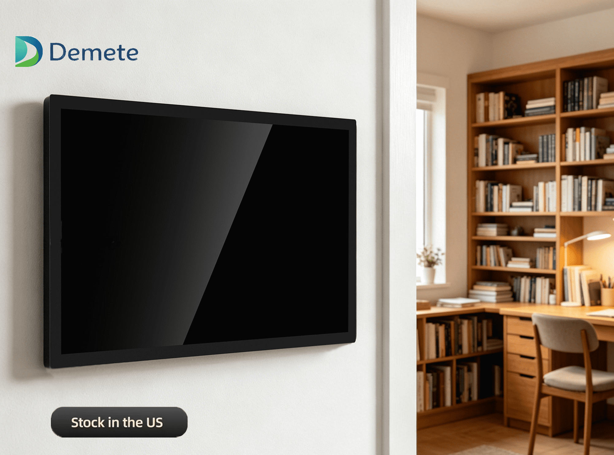 Demete 32-Inch Smart Digital Calendar with Touchscreen, WiFi Sync, Family Planner and Interactive Chore Chart