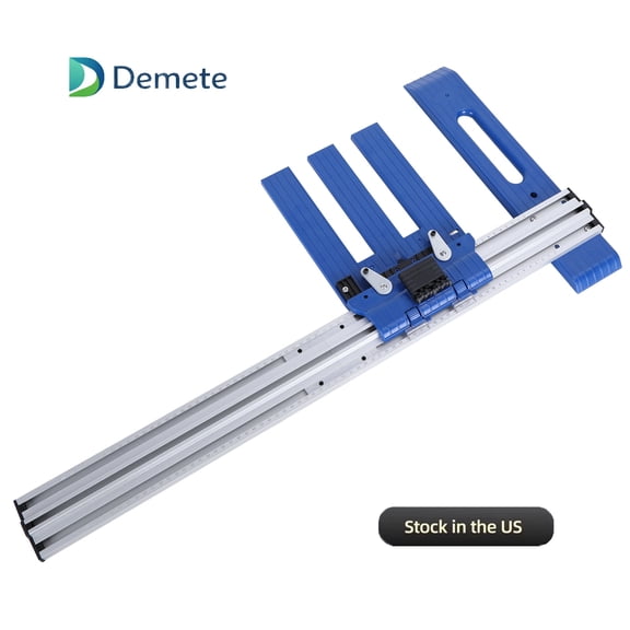 Demete Circular Saw Guide Rail Adjustable 0 to 65cm Precision Cutting Guide for Woodworking