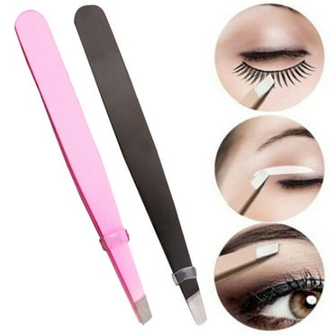 Demete Eyebrow Tweezer Make Up Beauty Anti-Slip Styling Reusable High Quality Stainless Steel