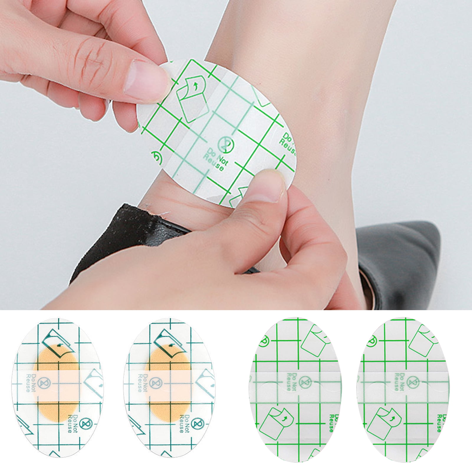 Demete Heel Protector Soft Pad Sticker Waterproof Blister Foot Care ...