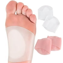 Demete Insole 2Pairs Soft Silicone Arch Support Sleeves Flat Foot Plantar Fasciitis Cushions Shoes