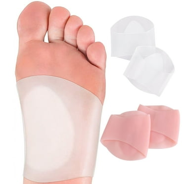 Demete Insole 2Pairs Soft Silicone Arch Support Sleeves Flat Foot Plantar Fasciitis Cushions Shoes
