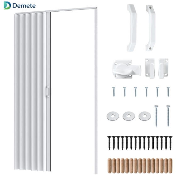 Demete Interior Accordion Door PVC Folding Space Divider