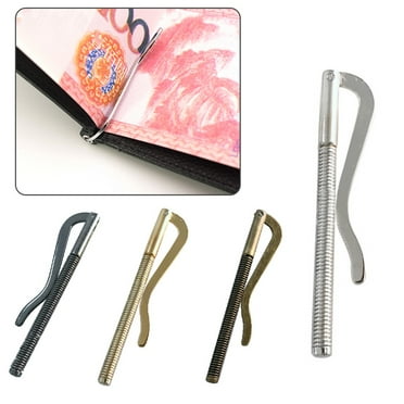 Demete Unisex Metal Bifold Money Clip Bar Spring Clamp Cash Holder Replacement