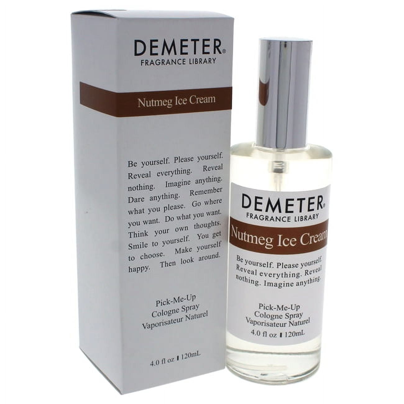 Demeter Nutmeg Ice Cream Cologne Spray By Demeter - 4 oz Demeter Nutmeg Ice Cream Cologne Spray By Demeter - 4 oz