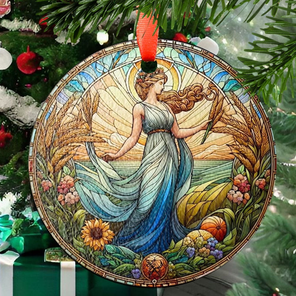 Demeter Ornament SunCatcher Greek Goddess Demeter Window Hanging ...