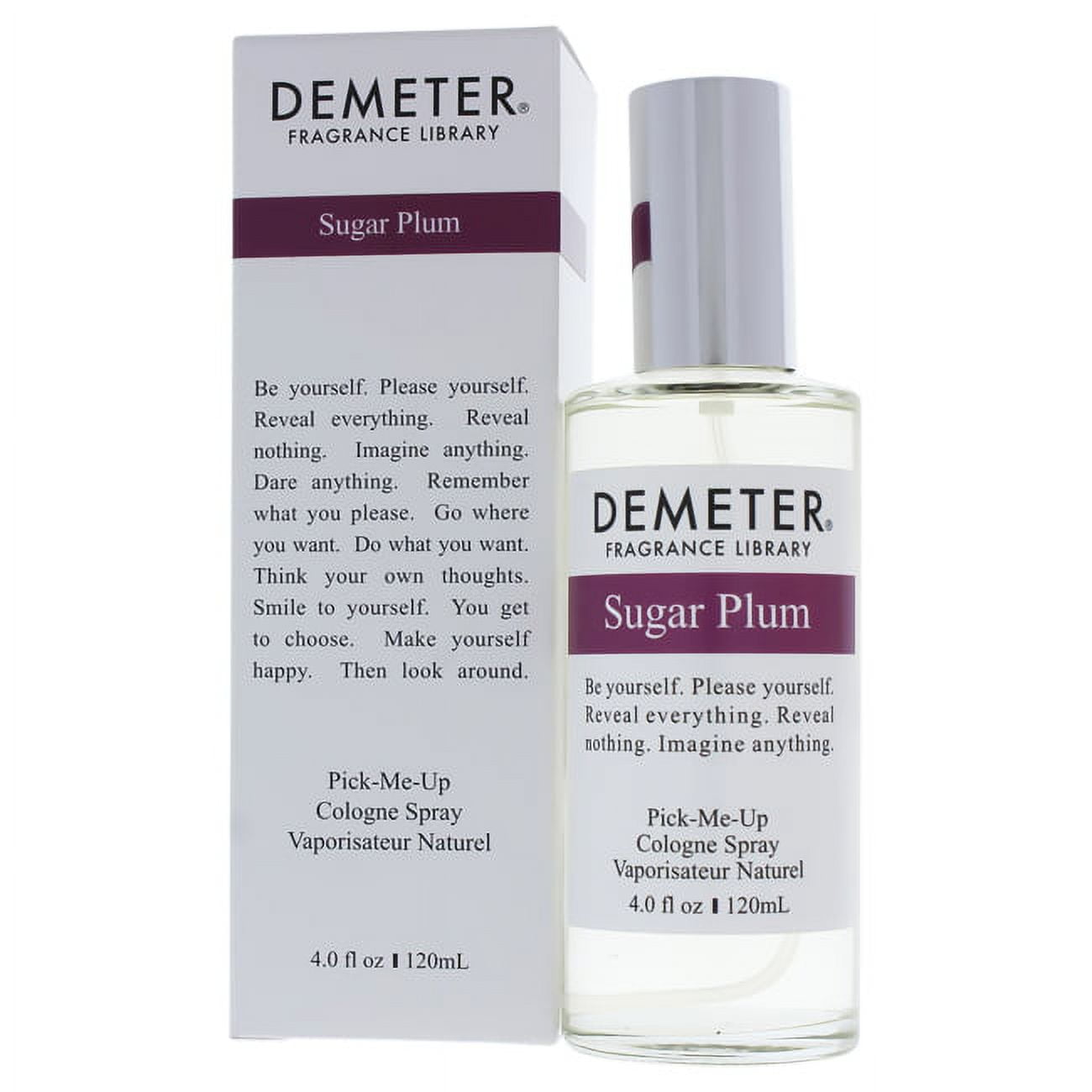 Demeter Sugar Plum Cologne Spray (Unisex) By Demeter - 4 oz Demeter Sugar Plum Cologne Spray (Unisex) By Demeter - 4 oz