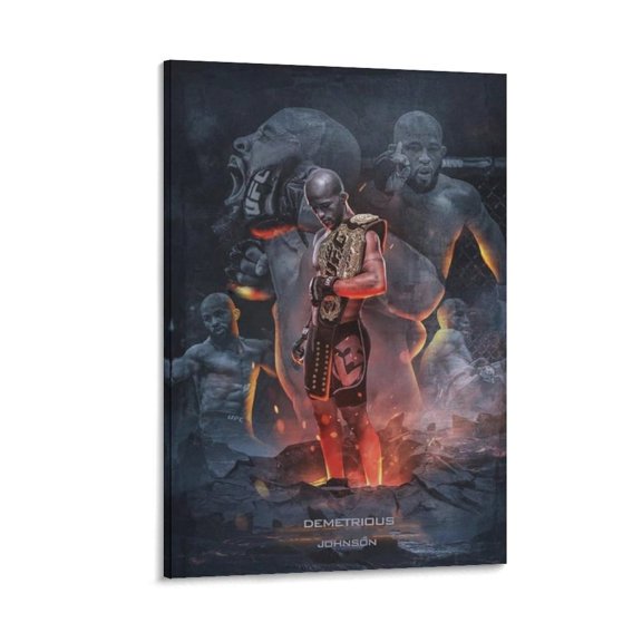 Demetrius Johnson Boxer Poster Poster Decorative Painting Canvas Wall Art Living Room Posters Bedroom Painting 16x24inch(40x60cm)