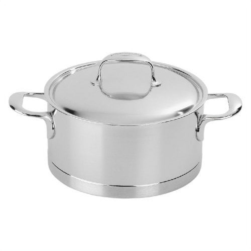 Atlantis 5.5-Quart Silver Stainless Steel Non-Stick Dutch Oven