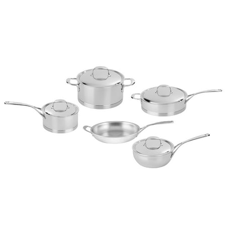 Demeyere - Atlantis 9-pc Stainless Steel Cookware Set - Silver