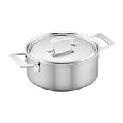 Demeyere Industry 5, 5.5 qt Stainless Steel Dutch Oven Made in Belgium