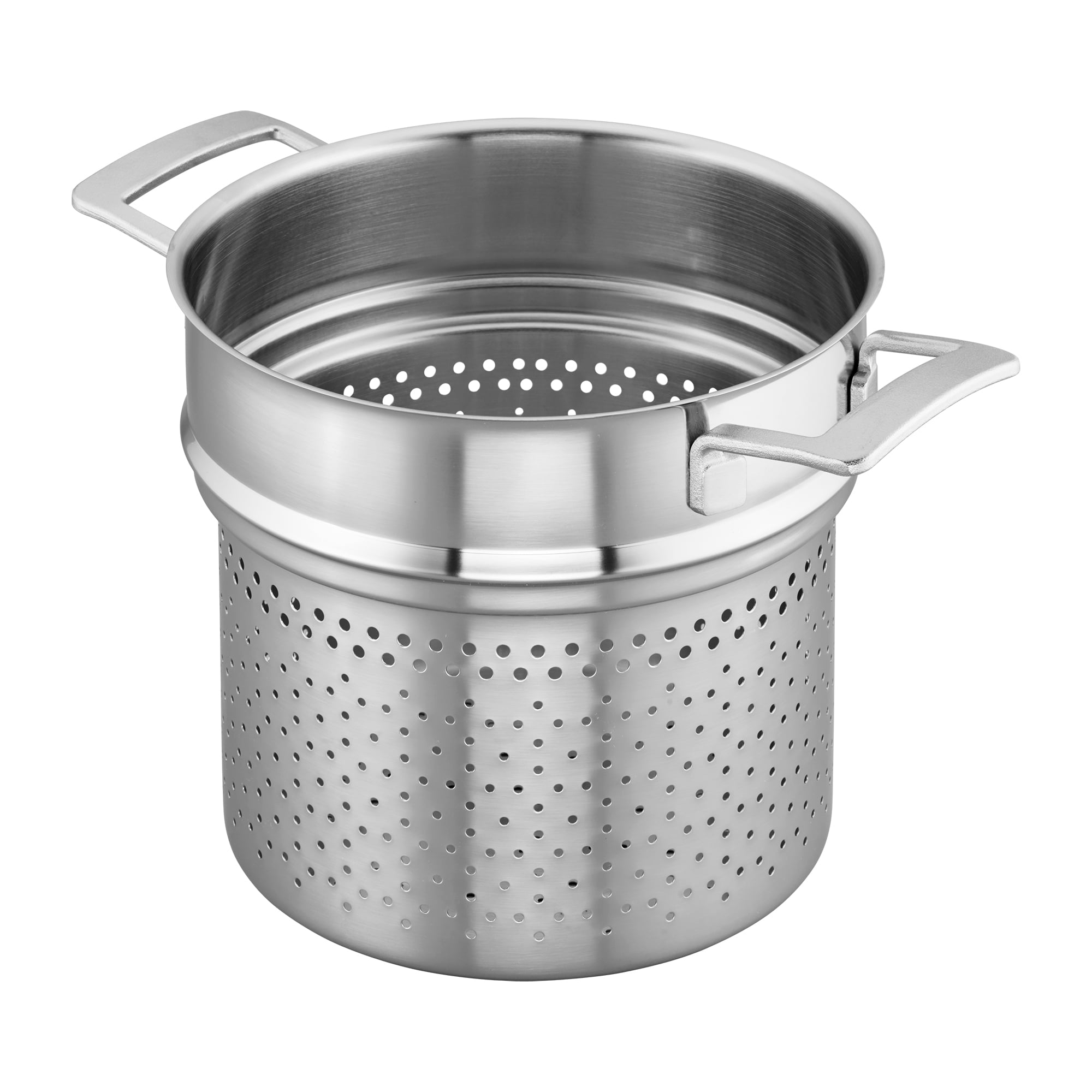 Tramontina 18/10 Stainless Steel Steamer Insert Strainer with handle  9.5inch (A)