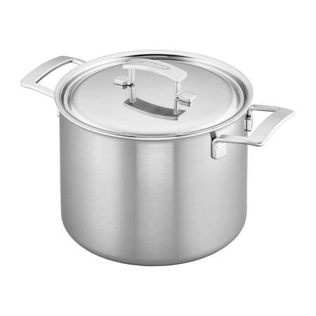 Demeyere - Industry 5-Ply 8-qt Stainless Steel Stock Pot - Silver