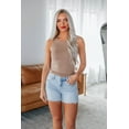 thumbnail image 1 of Demi Basic Tank - Dark Taupe, 1 of 5