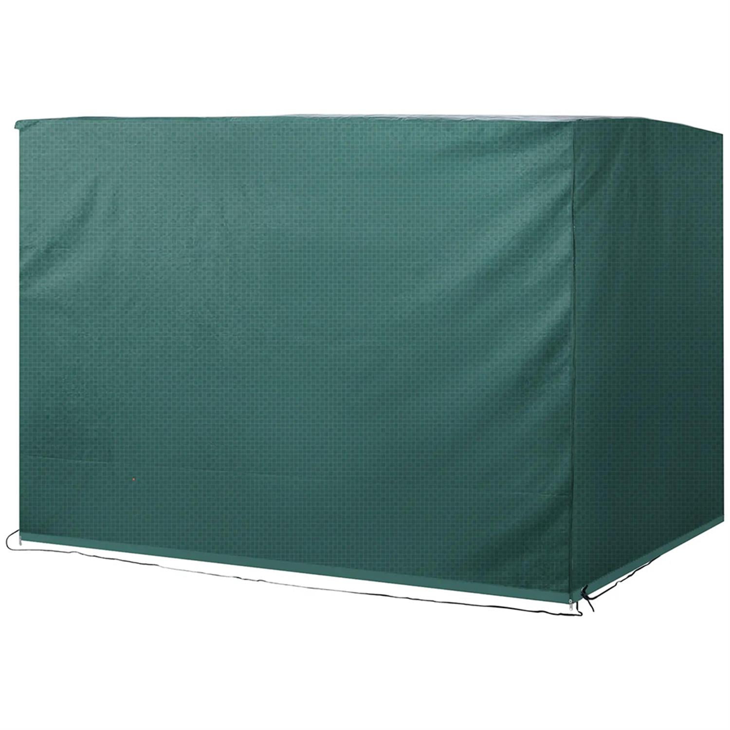 Demi Bonn 3 Triple Seater Patio Swing Cover, Outdoor Garden Furniture Protection Hammock Cover Waterproof 85" x 61" x 59", Green