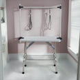 thumbnail image 1 of Demi Bonn 36" Pet Grooming Table for Large Dogs Adjustable Height Portable Trimming Table Drying Table w/Arm/Noose/Mesh Tray, Gray, 1 of 11