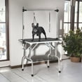thumbnail image 1 of Demi Bonn 42" Dog Pet Grooming Table, Adjustable Arm Foldable Non-Slip Top, Rust-Proof, Waterproof, Warp-Free Trimming Table for Pets, Black, 1 of 11
