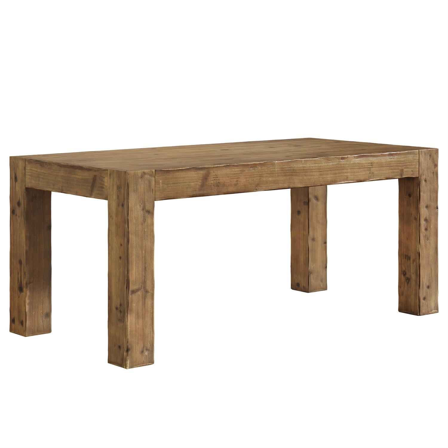 Demi Bonn 62" Solid Wood Executive Desk, Spacious Large Table for Home Office, Durable & Stylish Office Desk, Brown