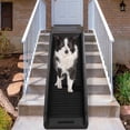 thumbnail image 1 of Demi Bonn 63" Deluxe Telescoping Dog Ramp for Cars, Portable Pet Ramp for Large Dogs, Trucks and SUVs, Supports up to 110 lb, Easy Storage, Black, 1 of 7