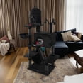 thumbnail image 1 of Demi Bonn 67" Tall Gothic Cat Tree for Large Cats, Cat Tower with Sisal Scratching Posts, Bat-Shaped Hanging Ball, Multi-Level Spooky Cat Condo, Black, 1 of 7