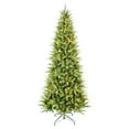 thumbnail image 1 of Demi Bonn 8ft Artificial Christmas Tree with 1612PVC/Mixed Branch Tips, 500L LED Lights & Premium Hinged Base, Memory Wire for Holiday Season, Green, 1 of 9