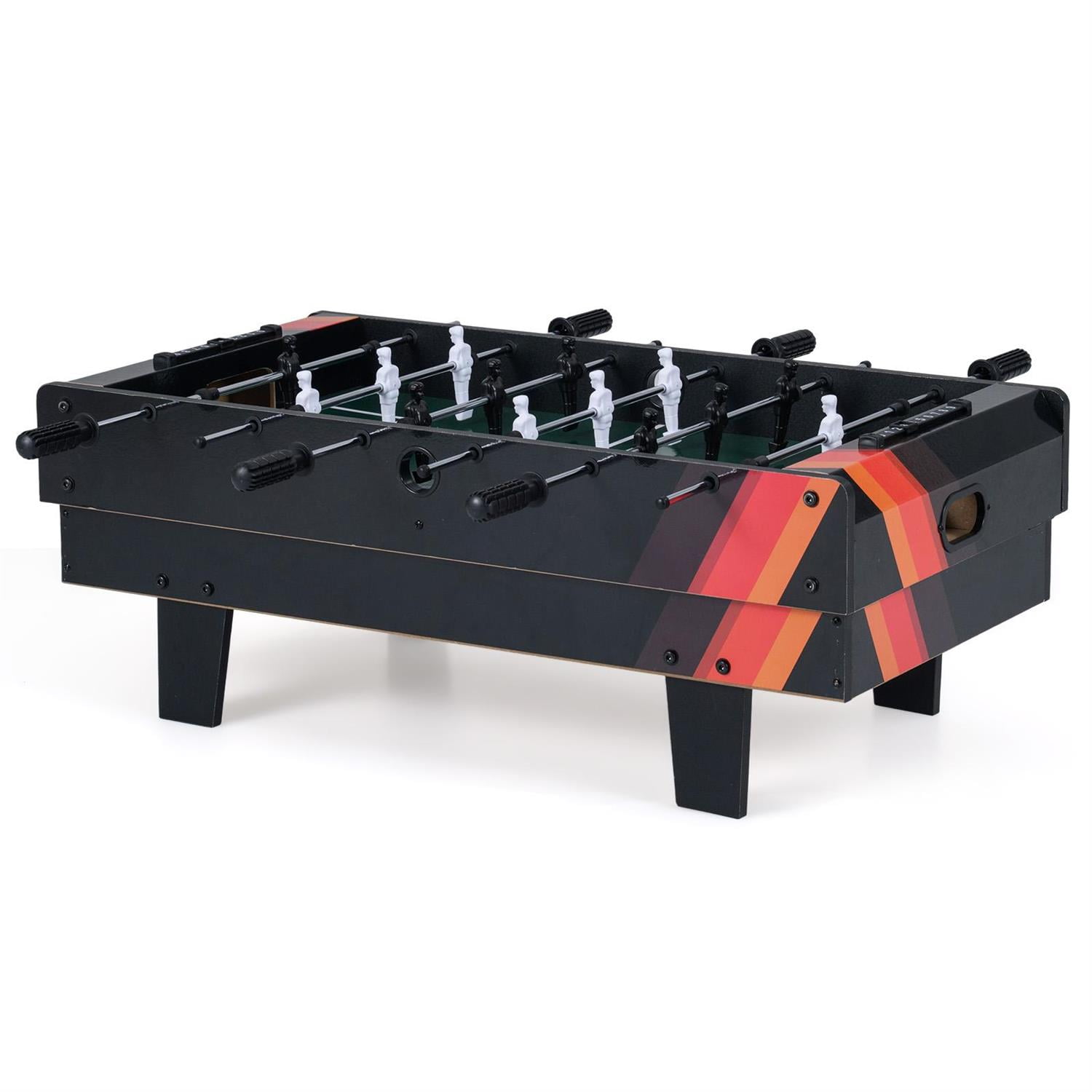 Demi Bonn Black 4-in-1 Combo Game Table, Family Entertainment, Table Tennis, Foosball, Billiards