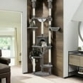 Demi Bonn Floor to Ceiling Cat Tree for Indoor 92"101" Height