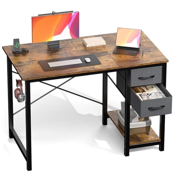 Demi Bonn Practical Workstation, Custom Storage Drawers, Study Room & Hobby Room, Beige