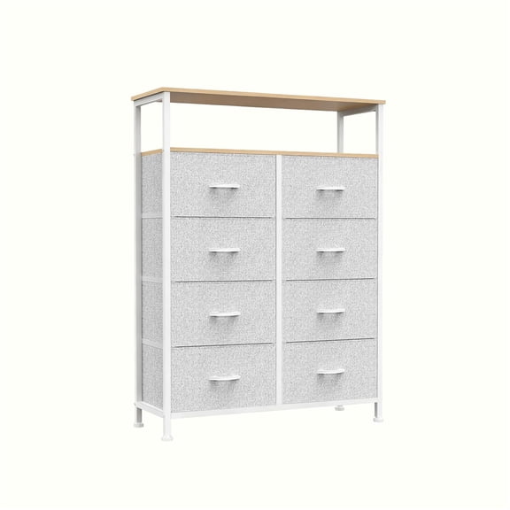Demi Bonn Raised Storage Shelf Unit, 8 Storage Spaces, Living Room & Utility Room, Black