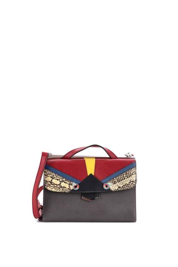 Demi Jour Monster Satchel Embellished Leather with Python By Rebag