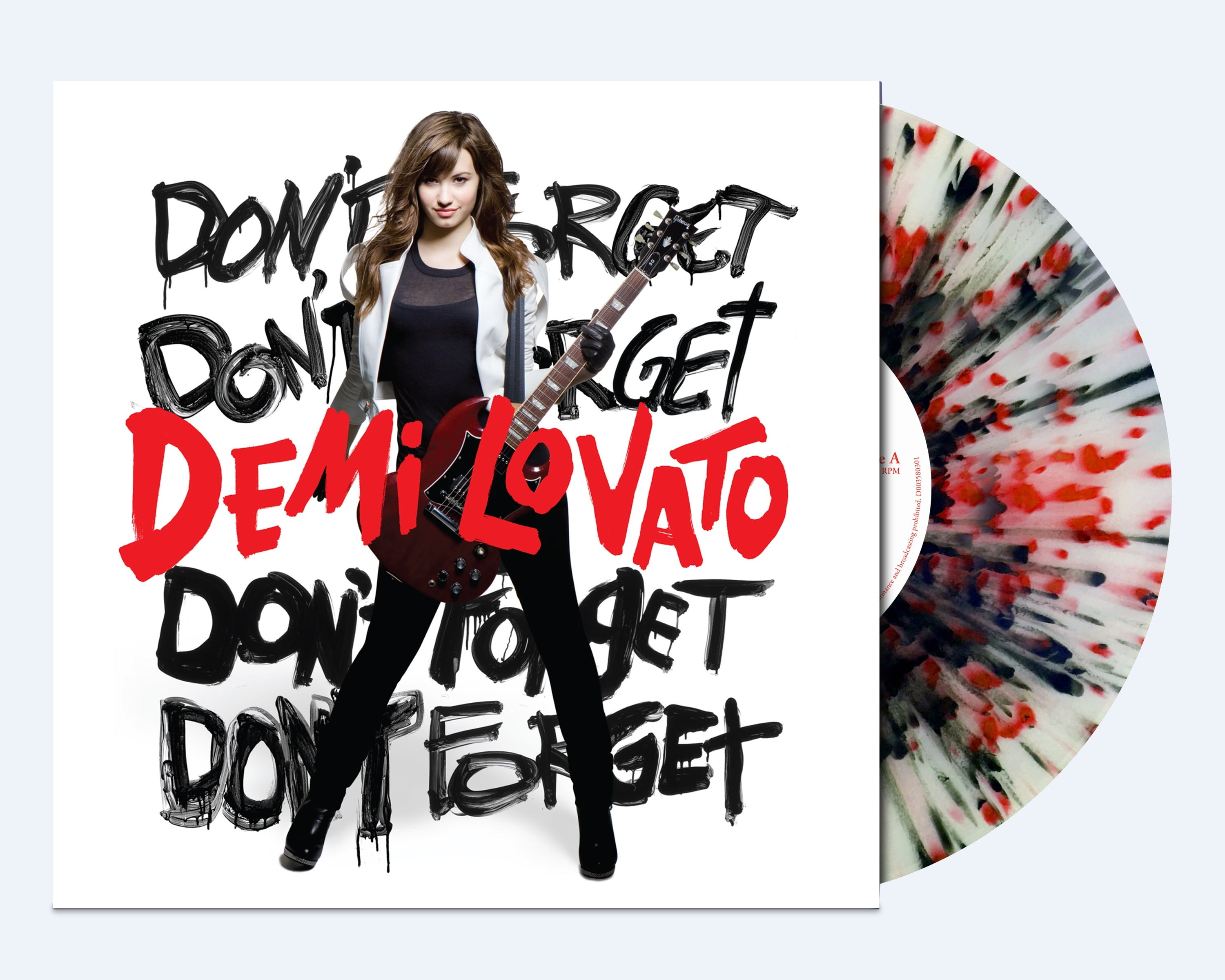 Demi Lovato - Don't Forget [Clear/Red-Black Splatter LP] - Music & Performance - Vinyl