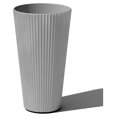 Demi Series Tall Planter for Porch, Patio, Backyard Durable Plastic