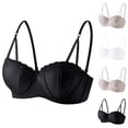 thumbnail image 1 of Demi Underwire Bras for Women Lace Trim Push Up Adjustable Straps Everyday T Shirt Comfort Bras, 1 of 6