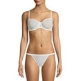 thumbnail image 1 of DKNY Intimates  Monogram Mesh Unlined Demi Bra DK4039, 1 of 2