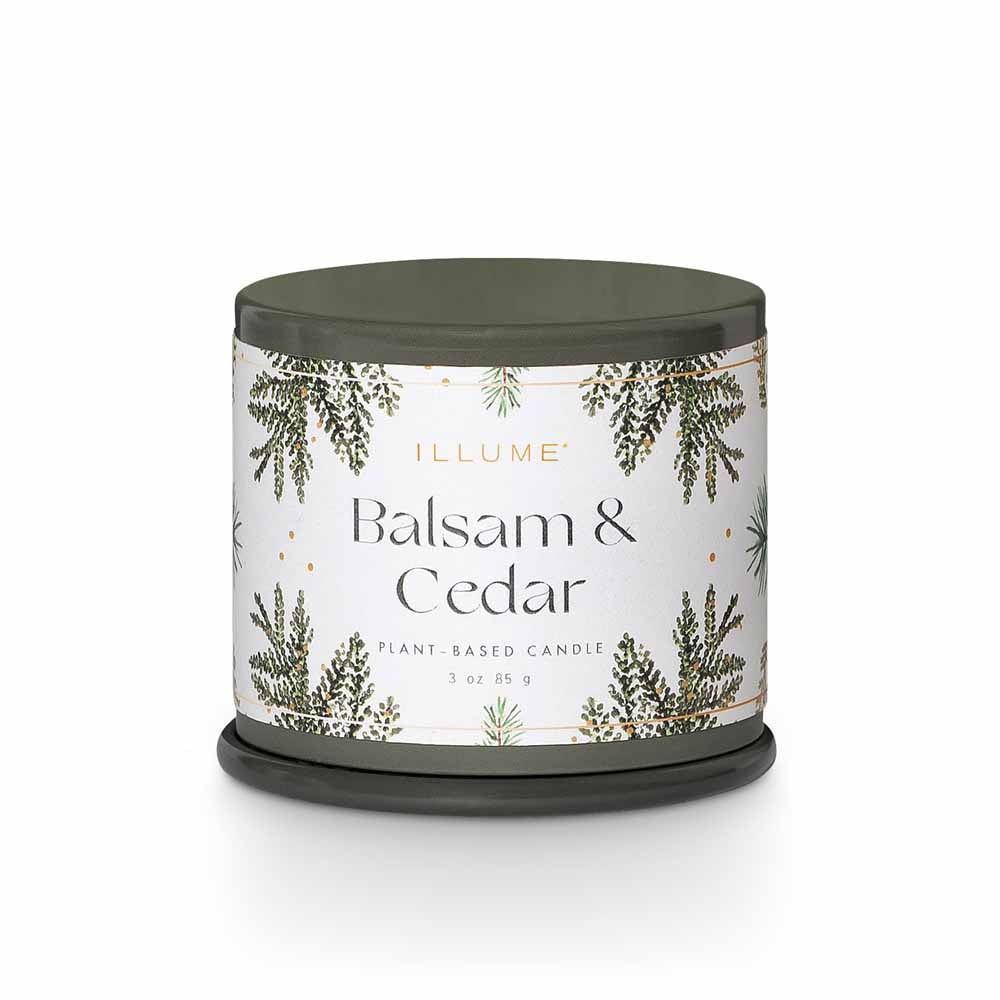 Winter Green Soy Scented Candle in Tin