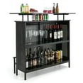 Demifill 4Tier Liquor Bar Table with 6 Glass Holders and Metal