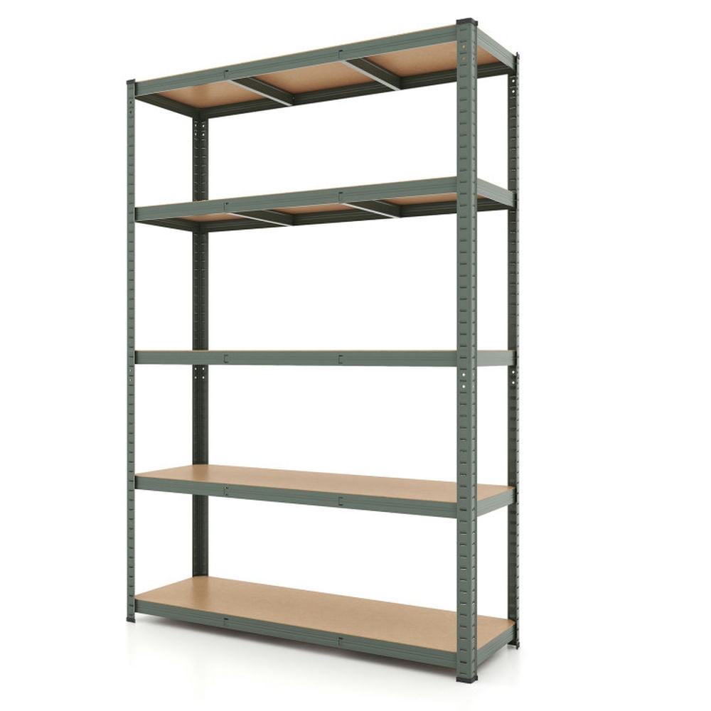 Demifill 5Tier Heavy Duty Metal Shelving Unit with 2200 LBS Total Load