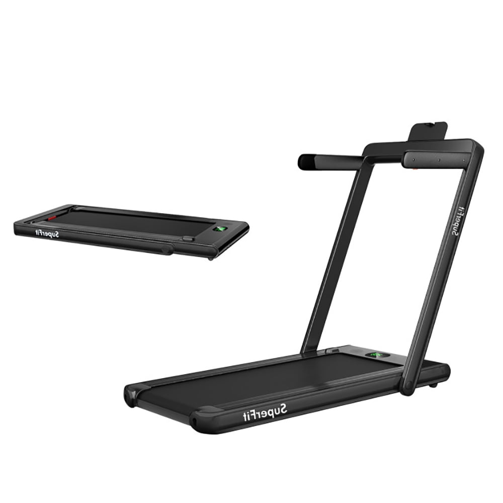 Demifill Folding Treadmilll, 2.25HP 2 in 1 Folding Treadmill with APP Speaker Remote Control, Folding, Electric, Motorized, Walking and Jogging Machine for Home and Office Workout, Green