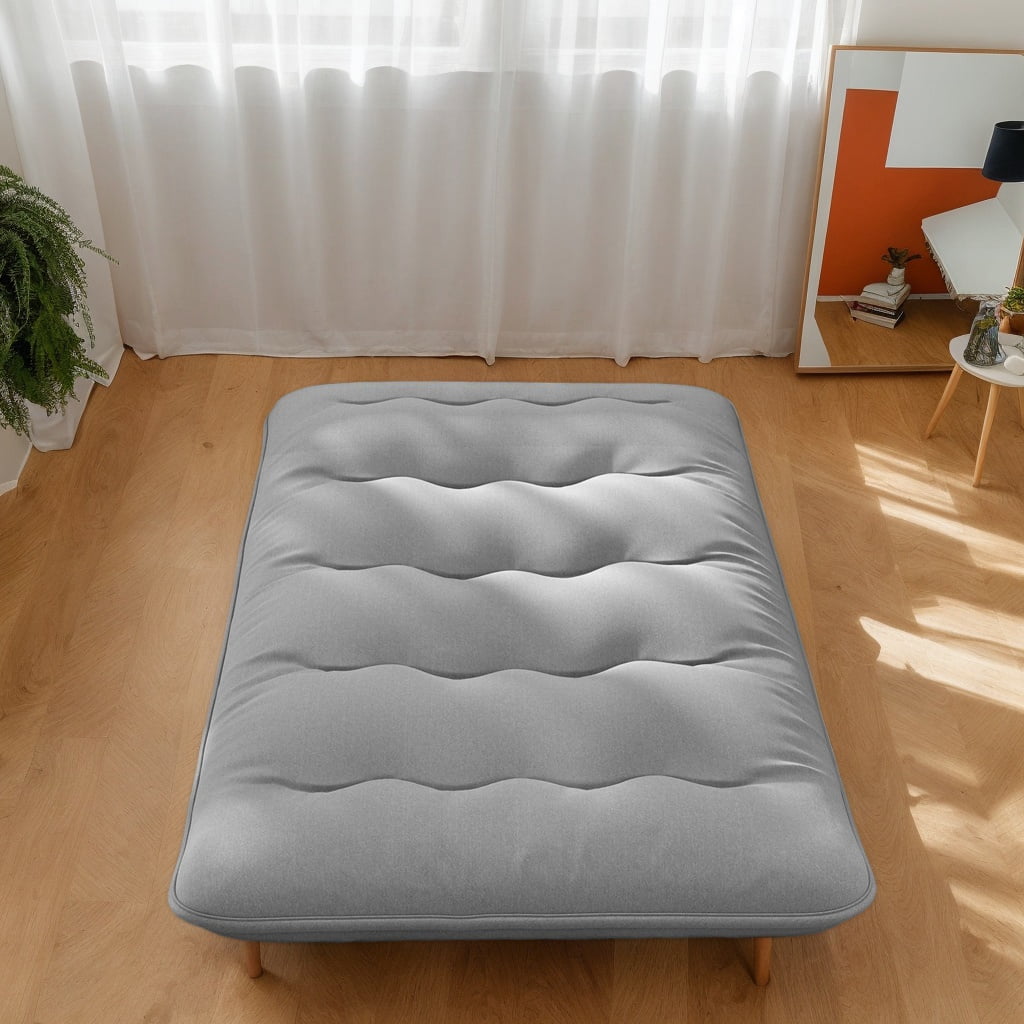 Demifill Futon Mattress, Mattress with Washable Cover and Carry Bag, Twin Size