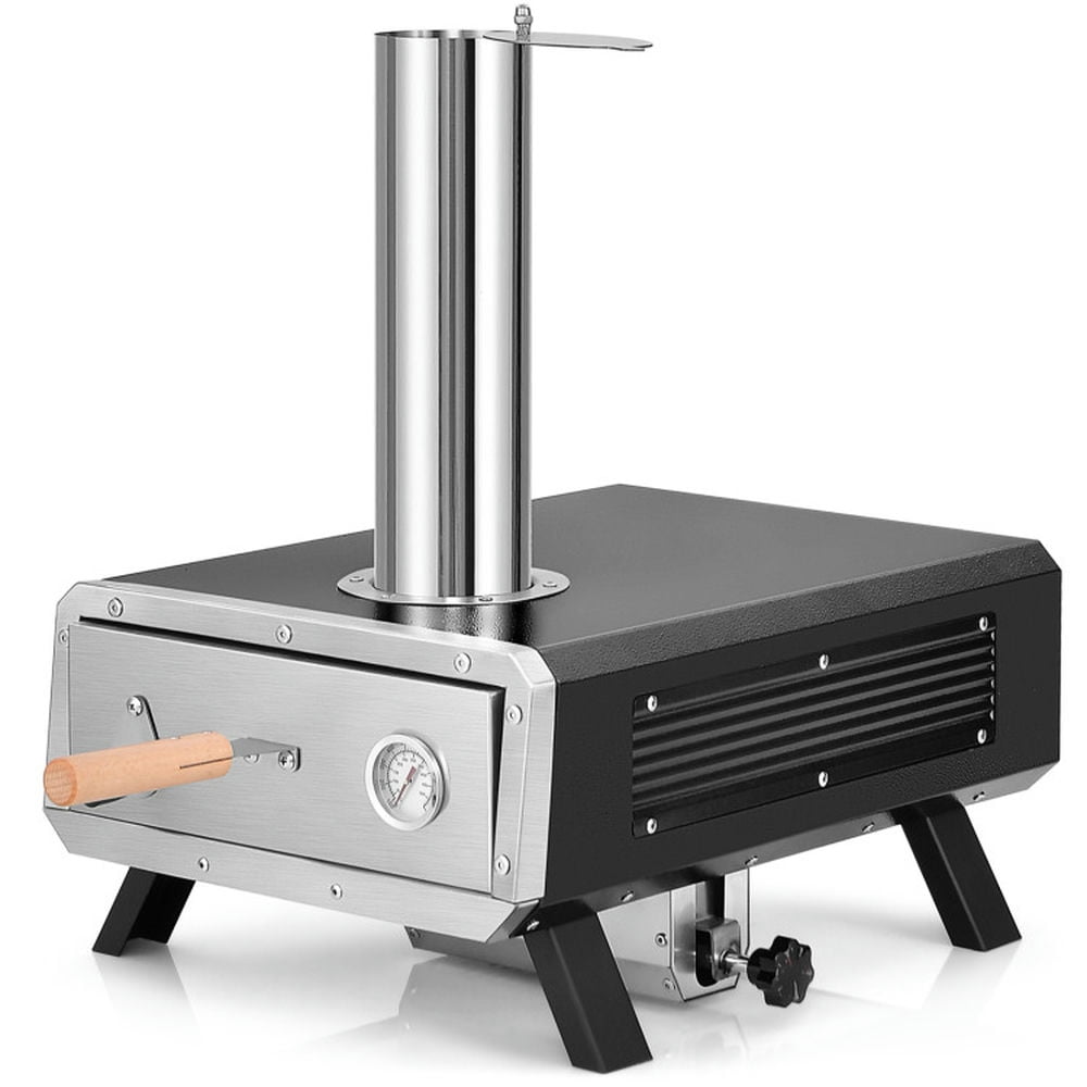 Demifill Outdoor Pizza Oven Portable Wood Pellet Pizza Stove with 12