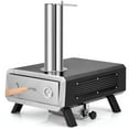 Demifill Outdoor Pizza Oven Portable Wood Pellet Pizza Stove with 12