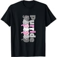 thumbnail image 1 of Demigirl Purride Cats Female & Agender Color Flag Pride T-Shirt, 1 of 5