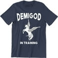 thumbnail image 1 of Demigod In Training Greek Myth Percy Jackson T-Shirt, 1 of 4