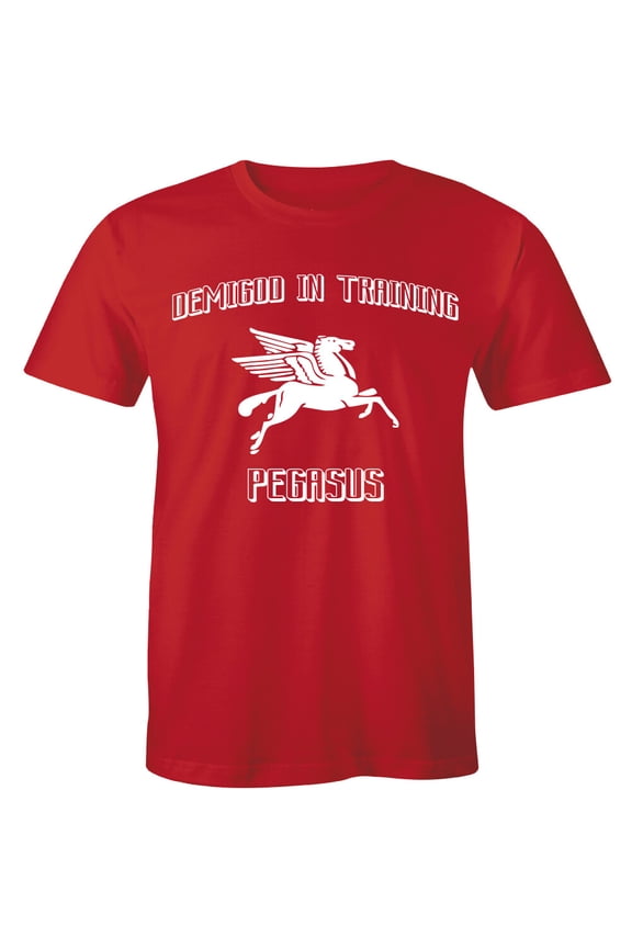 Demigod In Training Pegasus Flaying Horse Fitness Exercise Mens Tee Tshirt All Size S-5XL