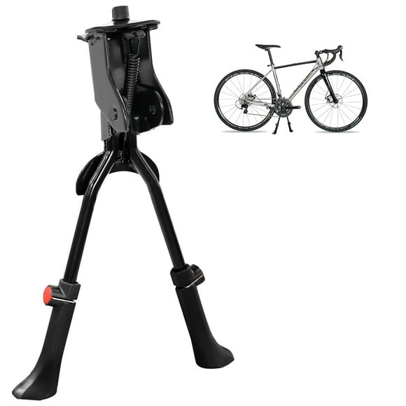 Demine Adjustable Iron Bike Kickstand - Sturdy Kickstand for 24-29 InchAdult Bike