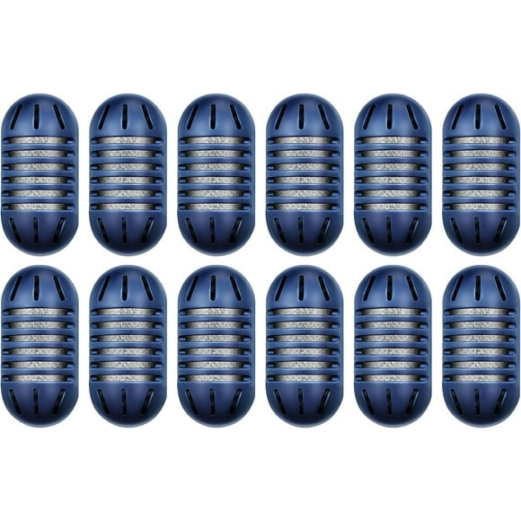 Demineralization Cartridge for HoMedics Ultrasonic Humidifiers, 12-Pack Demineralization Cartridges Filter Replacement, Filters Mineral Deposits, Prevents Hard Water Build-Up, Purifies Water