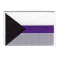 thumbnail image 1 of Demisexual Pride Flag Patch LGBTQ+ Embroidered Iron On, 1 of 1